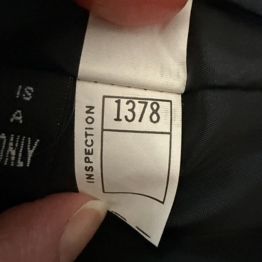 Vintage Wilsons Leather Pencil Skirt Midi Black Size 10 Y2K 90s Office Chic Goth - Picture 13 of 13